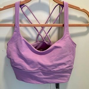 LULULEMON sports bra. Size 8. Worn only once. Removable pads